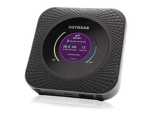 NETGEAR Nighthawk M1 4G LTE WiFi Mobile Hotspot (MR1100-100NAS) – Up to 1Gbps Speed, Works Best with AT&T and T-Mobile, Connects Up to 20 Devices, Secure Wireless Network Anywhere