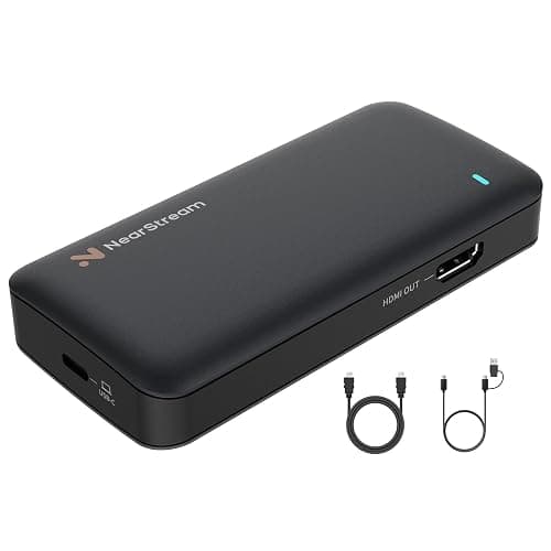 NearStream 4K HDMI Capture Card, USB 3.0 Video Capture Card for Live Streaming & Gaming, Record in 1080P 60FPS with Ultra-Low Latency, Compatible with PS5, PS4, Xbox, Switch, Windows/Mac/Linux (CCD10)