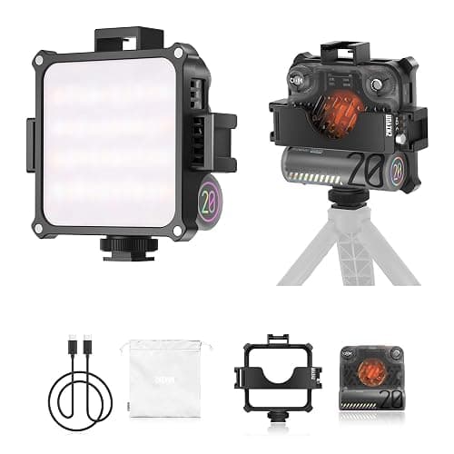 Zhiyun FIVERAY M20 On-Camera Video Lights, Bi-Color 2700k~6500k LED Video Lights, 20W (M20)