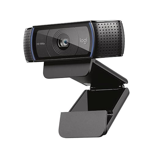 Logitech C920x HD Pro PC Webcam, Full HD 1080p/30fps Video, Clear Audio, Light Correction, Works with Microsoft Teams, Google Meet, Zoom, Nintendo Switch 2’s New GameChat Mode, Mac/Tablet- Black