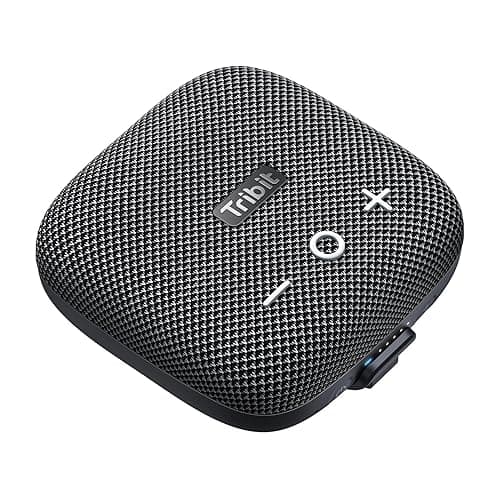 Tribit StormBox Micro 2 Wireless Portable Speaker: 10W Loud Deep Bass Sound, IP67 Waterproof Bike Speaker with Bluetooth 5.3, 12H Playtime, TWS Pairing for Camping Travel Hiking